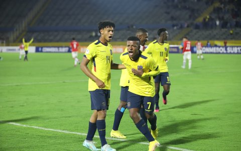 La selección de Ecuador Sub 17 se midió a Paraguay durante el Sudamericano.