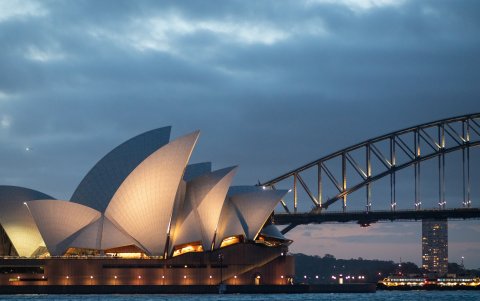 Una de las imágenes que se captan por parte de los visitantes a Sídney del símbolo australiano.
