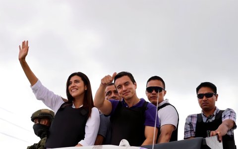 Salazar, según los chats, tenía la posibilidad de entrar al Gobierno de Noboa a través de Pablo Muentes.