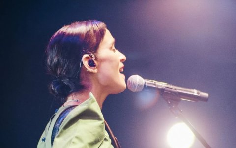 Julieta Venegas en concierto.