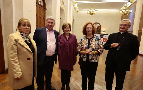 Silvana Fitzpatrick, Chris Campbell, Sharon Campbell, Elena Madrazo y Andrés Carrascosa.