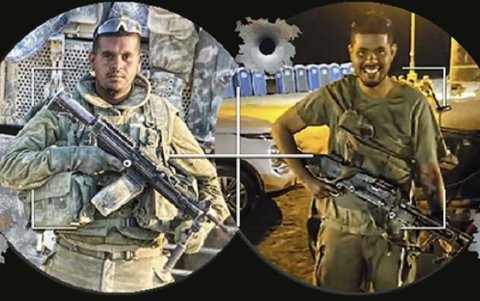 Gabriel Franco a la izquierda, Diego, su hermano, a la derecha.