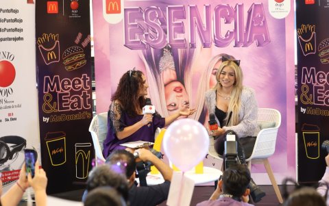 Andreína Bravo en entrevista por su nuevo disco 'Esencia'.