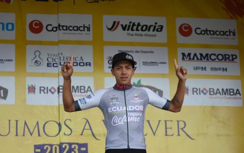 Paulo Pantoja comandó la sub-23 de la prueba masculina de la Juventud.