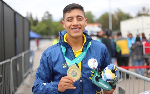 El marchista David Hurtado aportó con una presa dorada al Team Ecuador.