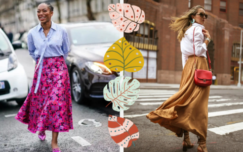 Las estampadas y las de seda para mujeres que se atreven a lucir elegantes