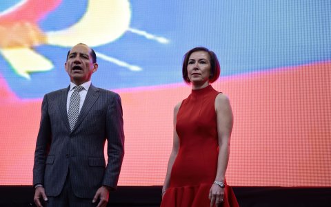 Carlos Larrea y Basak Yalcin.