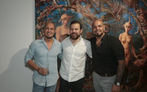 Chai Velasco, Miguel Mera y Rafael Pástor.