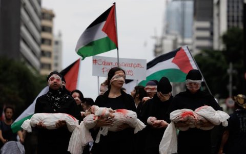 Francia se suma a las protestas en apoyo a Palestina.
