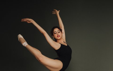 Se adentró en el ballet durante la pandemia.