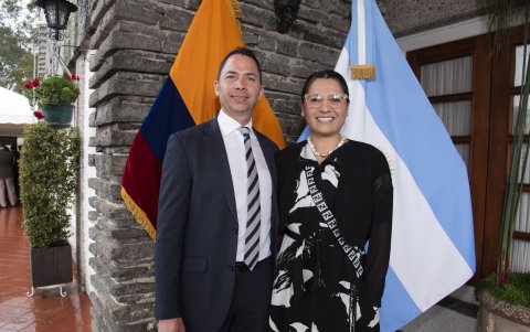 Carlos Zaldumbide y María Paulina Moreno.