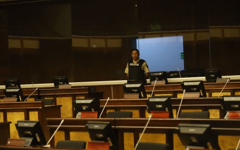 Área interna del edificio matriz de la Asamblea.