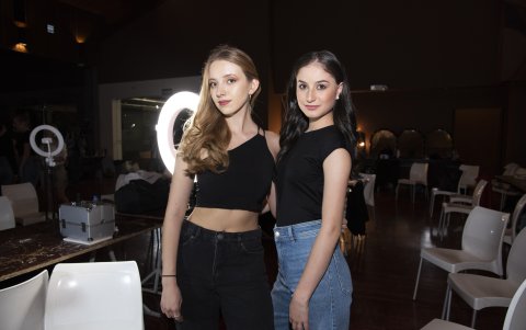 Martina Aguiar y Kesia Bustamante.