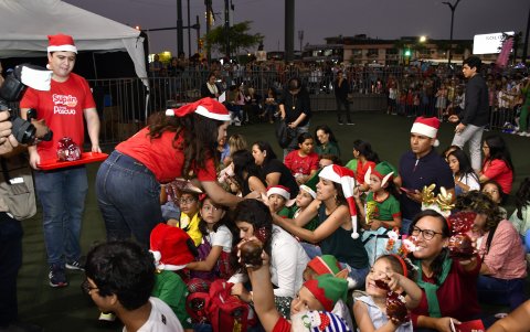 Las personas disfrutaron del show