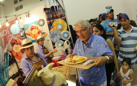 El llapingacho siempre está presente en la Feria Raíces que se realiza cada año en Guayaquil.