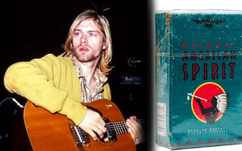 Cigarrilos de la marca 'American Spirit' uno de los favoritos de Kurt Cobain