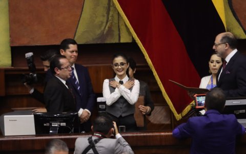 Viviana Veloz es la primera vicepresidenta de la Asamblea Nacional.