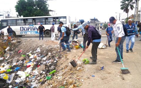 El Municipio dio a conocer a través de imágenes que realizaban la recolección de basura.