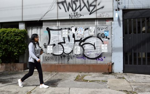 Siente temor de transitar por zonas rayadas.