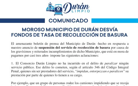 Tras el comunicado municipal, el Consorcio respondió las advertencias.