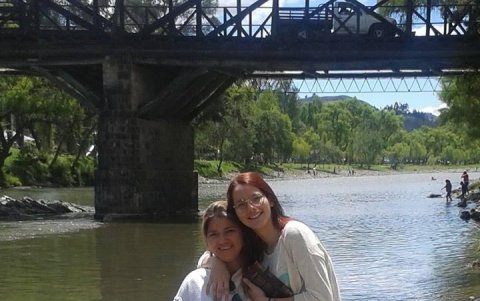 Gloria Acosta cuenta que era muy unida con su hija Lavinia. Incluso dormían juntas.