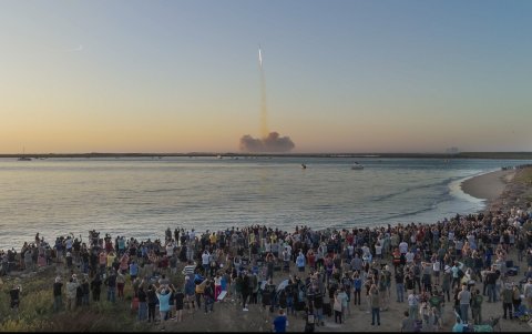 Residentes de la cercana localidad turística de South Padre Island y del condado de Cameron presenciaron el segundo lanzamiento de Starship.
