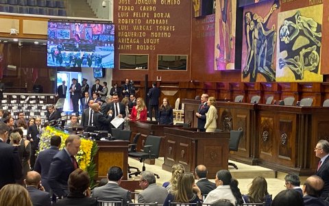 Isabel Noboa entre las más solicitadas para los selfies.
