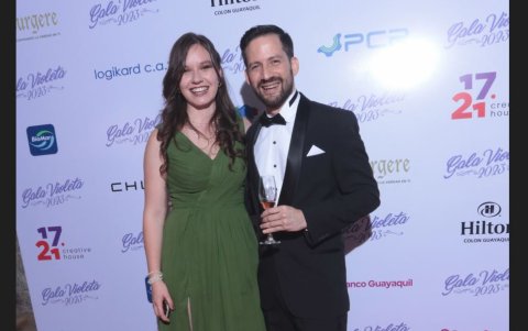 Michelle Crespo y Líder Loor.