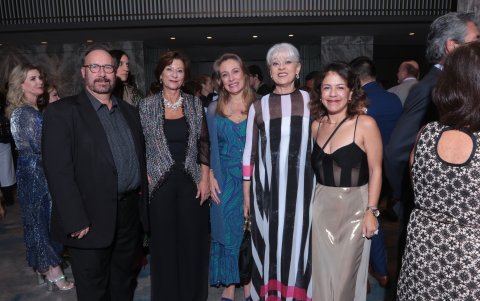 Jan Vandierendonck, Claudia Triana, Hilda María Jiménez, María Cecilia Botero y María Ibáñez.