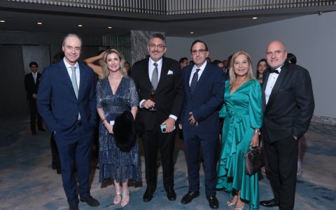 Miguel Eugene, Daniela Creamer, Álvaro Dassum, Francisco Dassum, Bessie Arellano y Francesco Díaz.