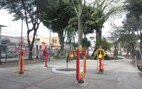 Algunos parques también lucen en buen estado por el trabajo del vecindario