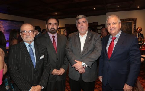 Horacio Chavarría, José Antón, Francisco Jarrín y Winston Rumbea.