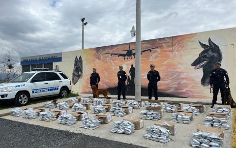 Droga incautada en aeropuerto de Quito