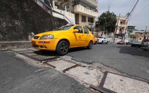 Daños. En algunas zonas las vías están en mal estado