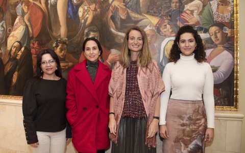 Rebeca Roca, Gabriela Ponce, Mercedes Millan y Marina Caballero.