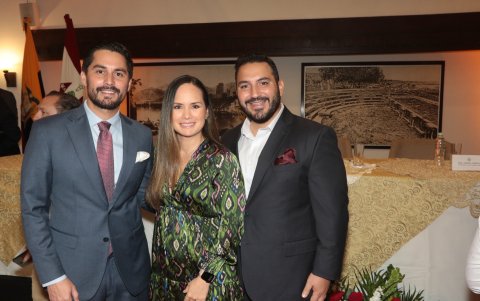Andrés Aguirre, Anita Suárez y Andrés Baduy.