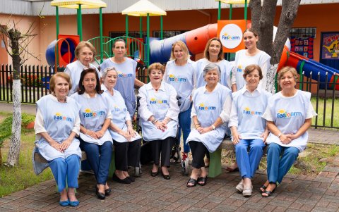 Grupo. El voluntariado Amigos de FASINARM nació el 24 de junio de 1976