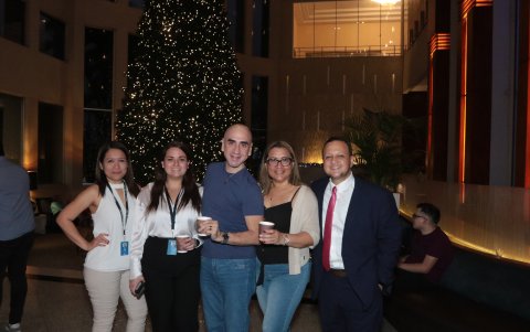 Viviana Ortega, Pamela Beaven, Daniel Tapia, Sandra Vásconez y Ernesto Freire.