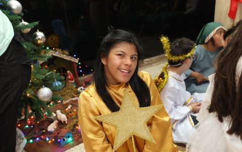 Cada uno de los visitantes se ganó el cariño de los presentes.