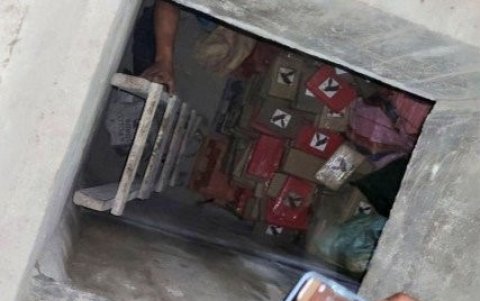 La droga estaba camuflada en la cisterna de un domicilio.