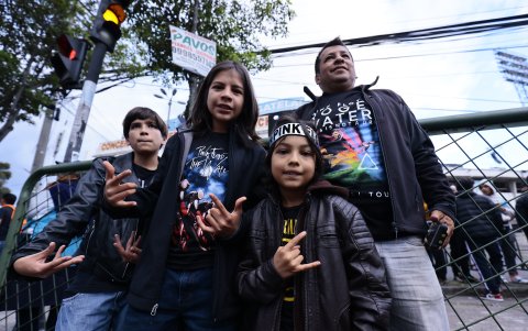 La afluencia al show fue enorme y multigeneracional.