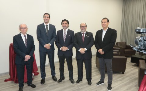 Iván Rodríguez, Roberto Luque, Virgilio Gonzenbach, Humberto Plaza y Carlos Salazar.