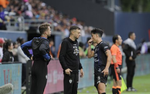 Martín Anselmi (i) y Lorenzo Faravelli (d) resaltaron que les gusta cerrar de visitante.