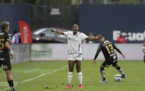 Renato Ibarra fue parte de LDU en el 2023.