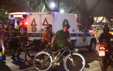 Hubo congestión vehicular por el accidente.