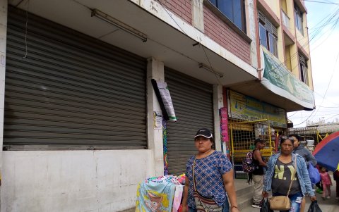 Escena. En este último mes, a causa de la inseguridad algunos negocios han cerrado sus puertas.