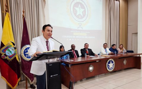 Franklin Encalada, ministro de Salud Pública.