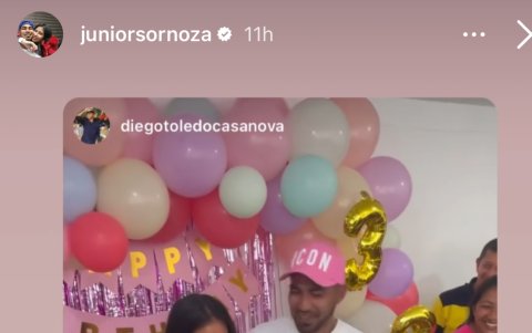Para Junior Soronoza, la familia es prioridad.