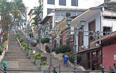 Cerro. De lunes a jueves son pocos los visitantes que llegan a Santa Ana.