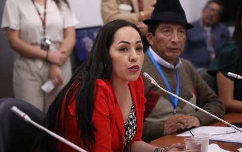 La legisladora de Construye, Adriana García, denunció impunidad en la postura de la mesa.